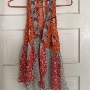 free people patterned tank